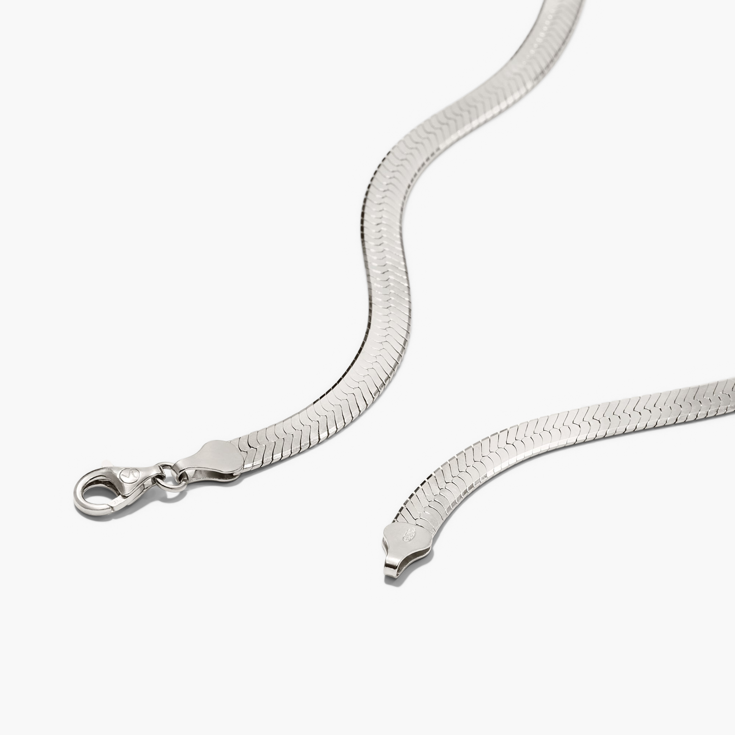 Bold Herringbone Chain Necklace