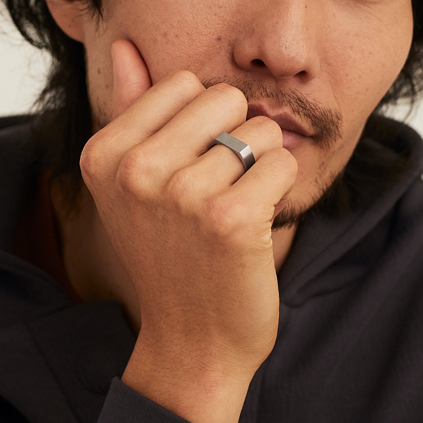 Slim Rectangular Signet Ring
