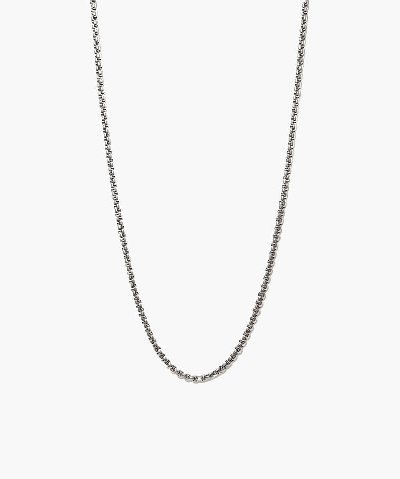 Round Box Chain Necklace